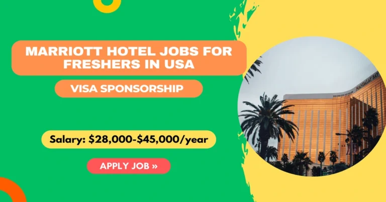 Marriott Hotel Jobs for Freshers in USA