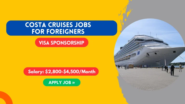 Costa Cruises Jobs for Foreigners in 2025 Costa Cruises Jobs for Foreigners
