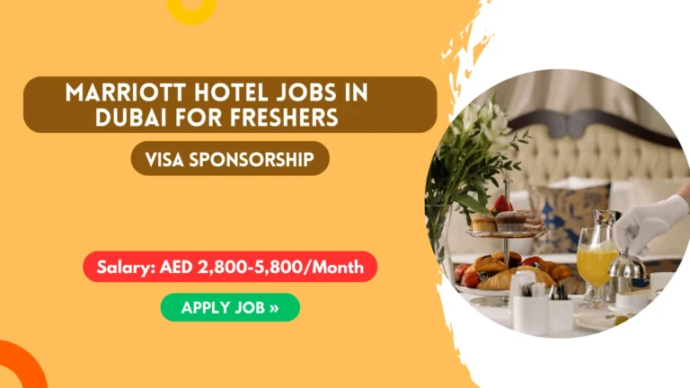 Marriott Hotel Jobs in Dubai for Freshers
